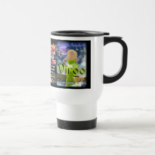 Leo Virgo cusp astrology white travel Mug