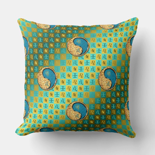 Leo & Water Dog Cushion (Front)
