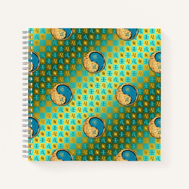 Leo & Water Dog Notebook (Front)
