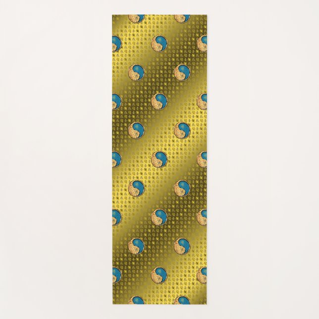 Leo & Water Dragon Yoga Mat (Front)