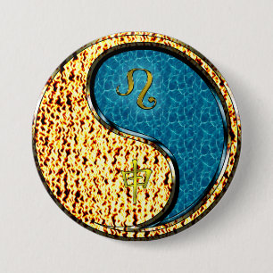 Leo & Water Monkey 7.5 Cm Round Badge