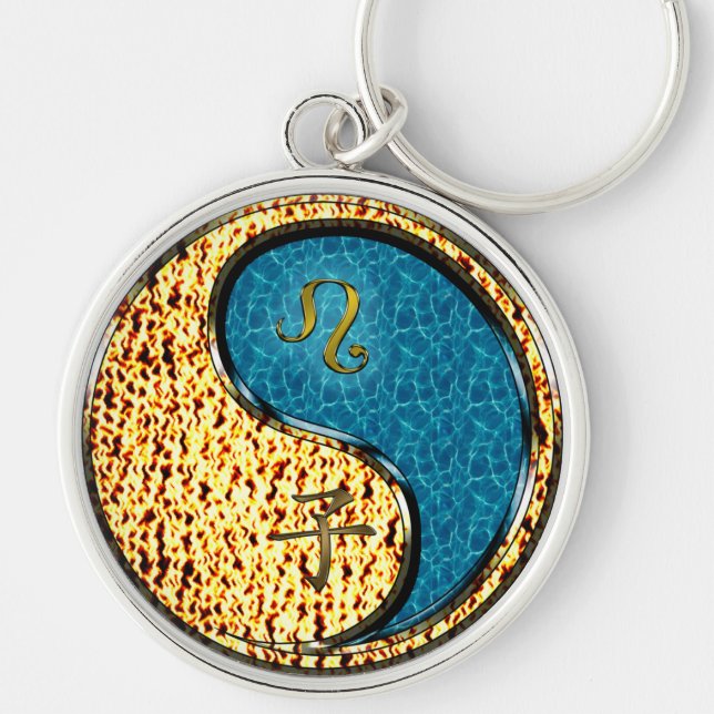 Leo & Water Rat Key Ring (Front)