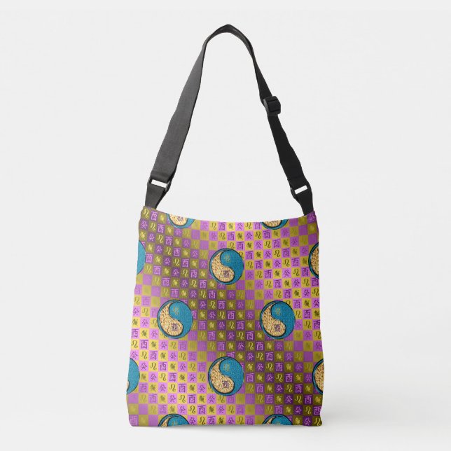 Leo & Water Rooster Crossbody Bag (Front)