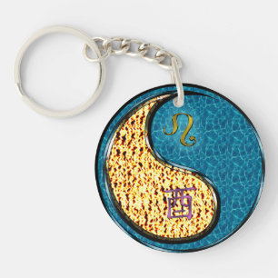 Leo & Water Rooster Key Ring