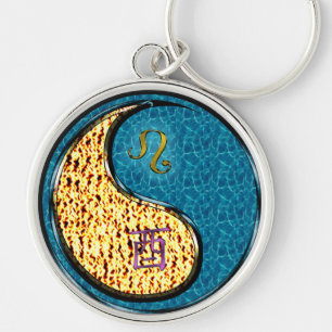Leo & Water Rooster Key Ring