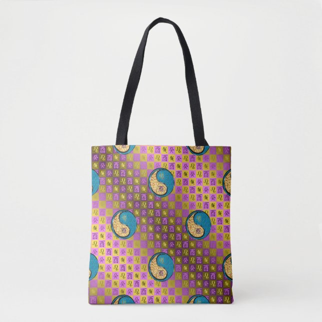 Leo & Water Rooster Tote Bag (Front)
