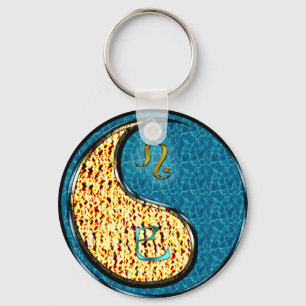 Leo & Water Snake Key Ring