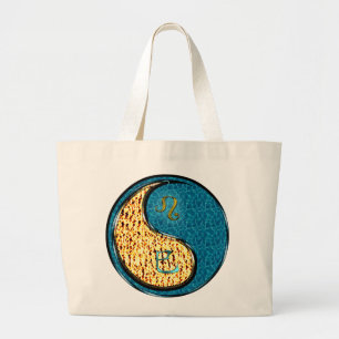 Leo & Water Snake Large Tote Bag