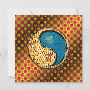 Leo & Water Tiger Card