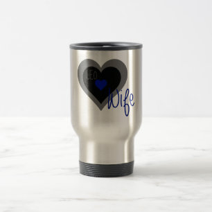 LEO Wife Heart Travel Mug