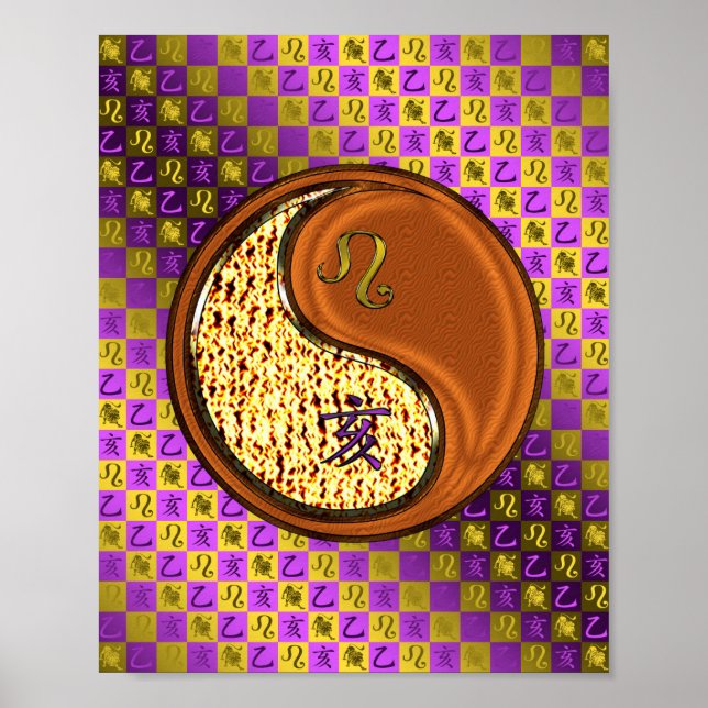 Leo & Wood Boar Poster (Front)