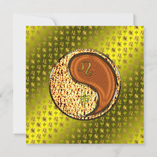 Leo & Wood Monkey Card