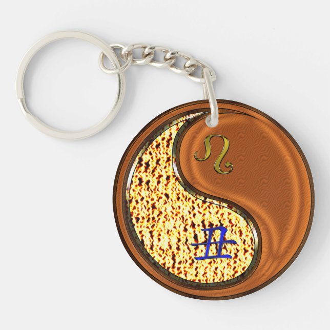 Leo & Wood Ox Key Ring (Front)