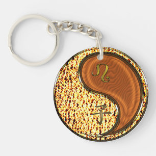 Leo & Wood Rat Key Ring