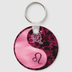 Leo Yin Yang Key Ring