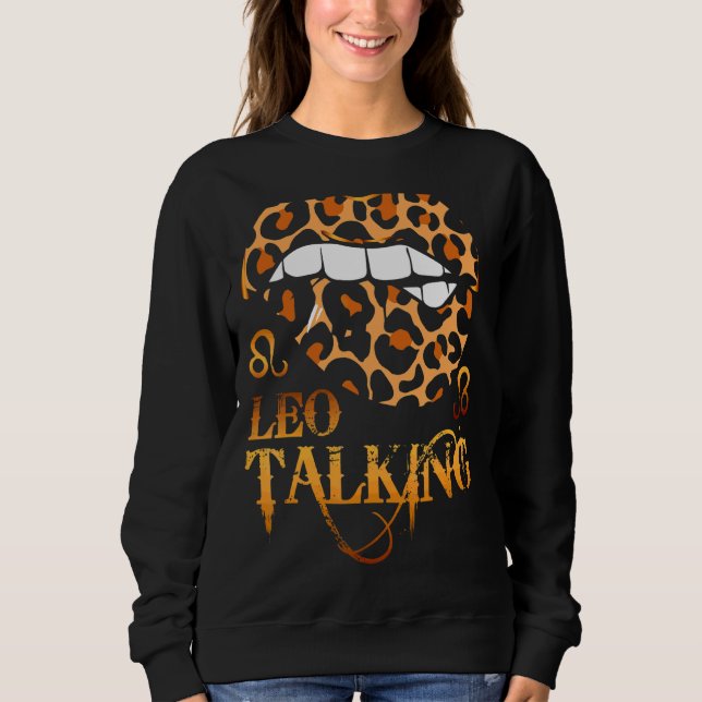Leo Zodiac Birth Sign Sweatshirt (Front)