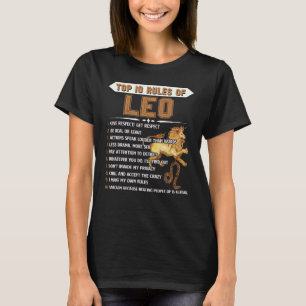 Leo Zodiac Birthday Gift Top 10 Rules Of Leo Gift 