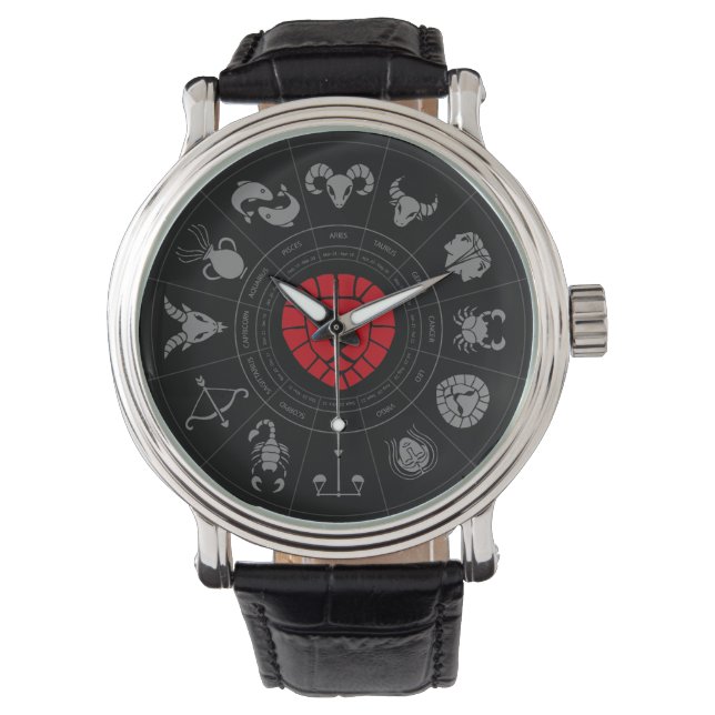 Leo Zodiac Birthday Gift Watch (Front)