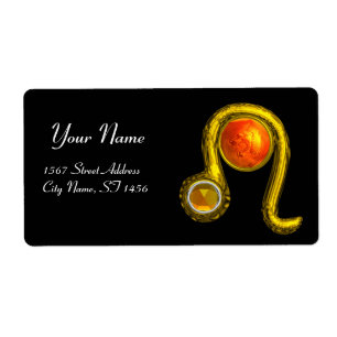 LEO ZODIAC BIRTHDAY JEWEL YELLOW TOPAZ Gold