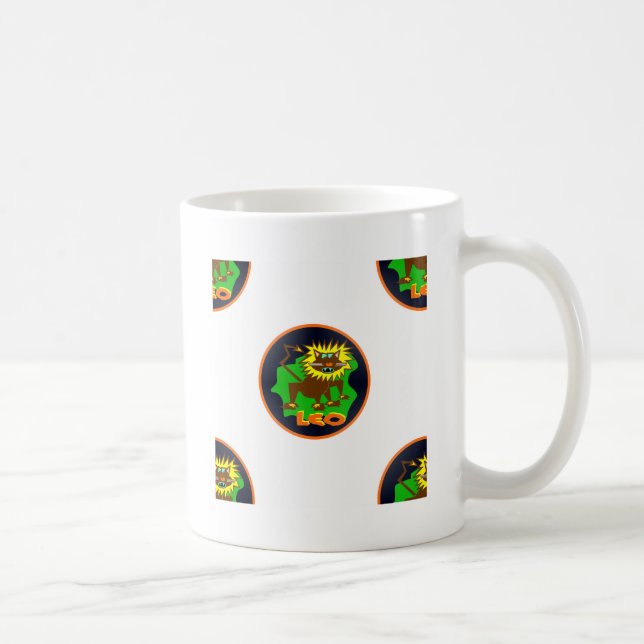 leo zodiac coffee mug (Right)