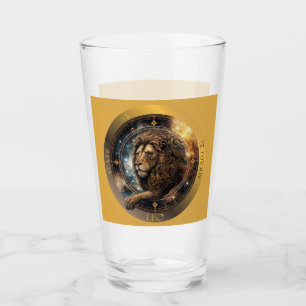 Leo Zodiac Customisable Beer Glass