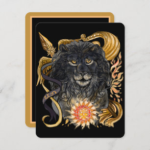 Leo Zodiac Invitation