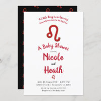 LEO Zodiac July August Astrology Baby Shower 