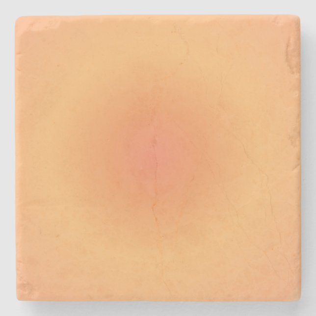 Leo Zodiac, Leo Aura Orange Gradient Stone Coaster (Front)