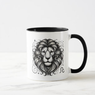 Leo Zodiac Lion Astrology Gift Mug