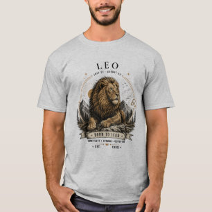 Leo Zodiac Lion Men's T-Shirt