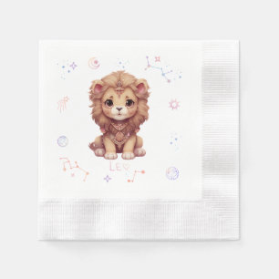 Leo Zodiac Napkin