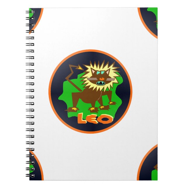 leo zodiac notebook (Front)