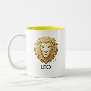 Leo Zodiac Sign Astrology Birthday Coffee Mug