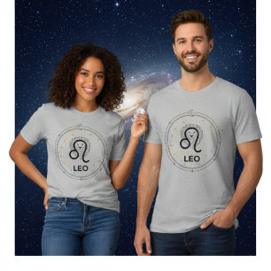 Leo Zodiac Sign Astrology Lion T-Shirt Tri-Blend Shirt