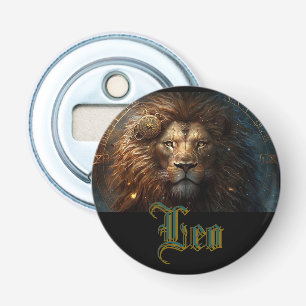 Leo Zodiac Sign Bottle Opener