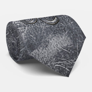 Leo Zodiac Sign in Industrial Style Tie