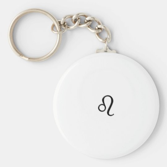 Metal Ring Key Chain Keychain Zodiac Signs Sign LEO Lion Logo
