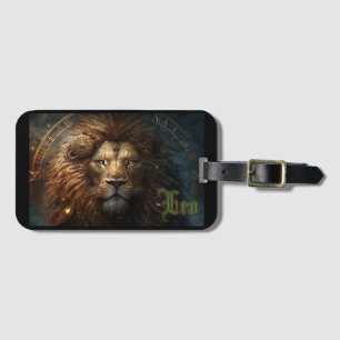 Leo Zodiac Sign Luggage Tag