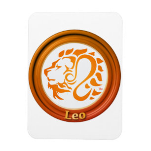 Leo Zodiac Sign Magnet