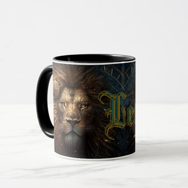 Leo Zodiac Sign Mug (Front Left)