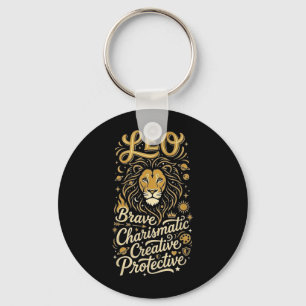 Leo Zodiac Sign Star Signs Birthday Horoscope Key Ring