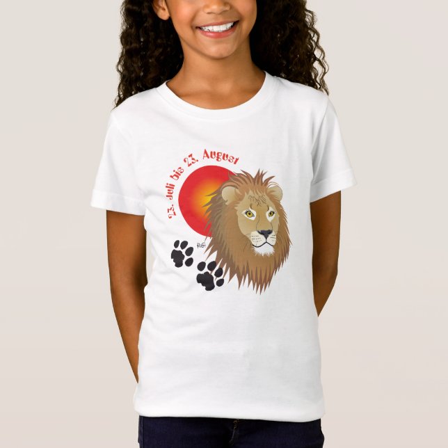 Leo - Zodiac Sign T-Shirt (Front)