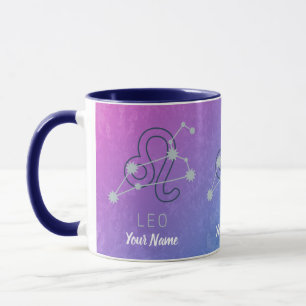 Leo Zodiac Star Sign Horoscope Constellation Mug
