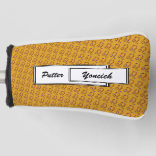 Leo Zodiac Symbol Element by Kenneth Yoncich Golf Head Cover