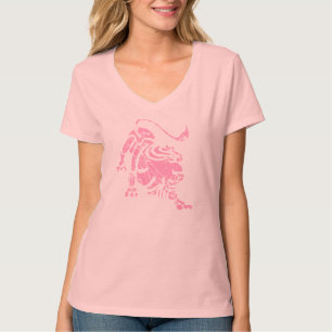 Leo Zodiac Symbol Grunge July 23 - August 22 T-Shirt