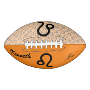 Leo Zodiac Symbol Standard by Kenneth Yoncich American Football