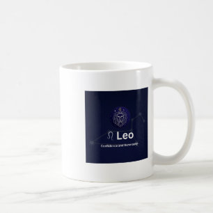 Leo Zodic Sign Sticker  Coffee Mug