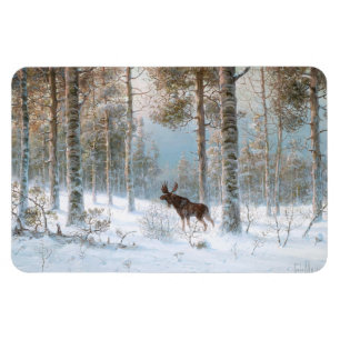 Leodinovich: Elk in the Forest Magnet