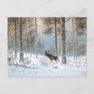 Leodinovich: Elk in the Forest Postcard