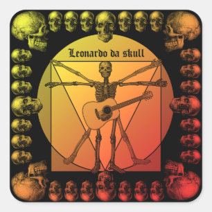 Leoguitar1 Square Sticker